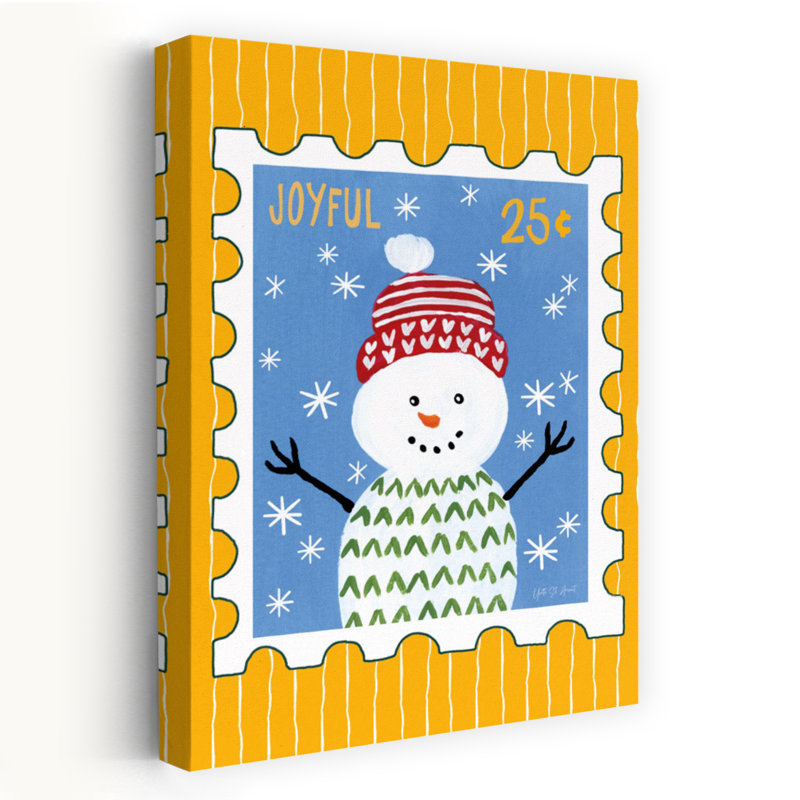 Holly Jolly Mail VI, art contemporain abstrait, H 48 po x l 32 po