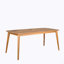 Table de salle à manger d'extérieur avec structure en bois d'acacia