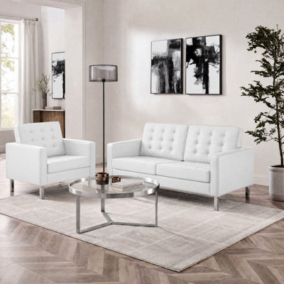 Ensemble de causeuse et fauteuil Clinger