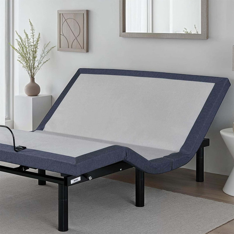 King Adjustable Bed Base With Massage And Head And Foot Position Adjustments, Grand lit