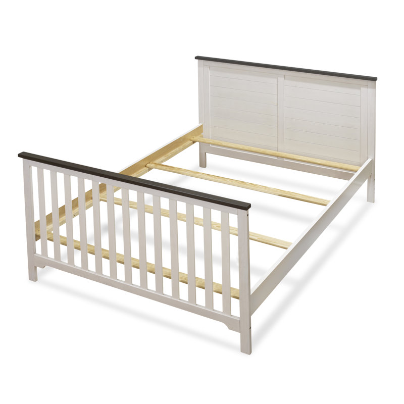 Farmhouse White and Chocolate 4-in-1 Convertible Crib Set