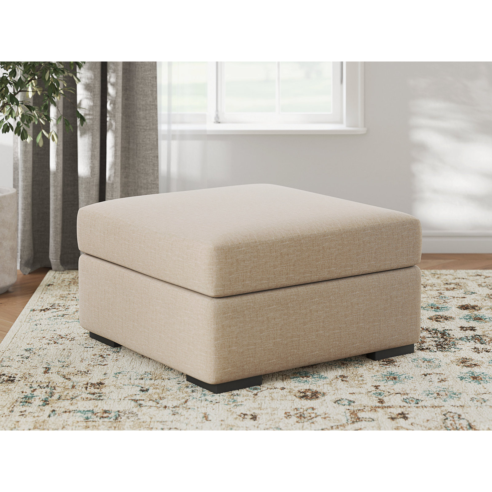 Ladymae Oversized Accent Ottoman