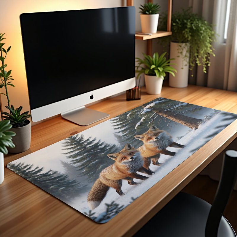 Polyester Desk Pad, 31.5x15.5