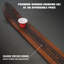 GoPong Das Shotten Ski - Rustic Wood 4 Person Drinking Ski with 50 Plastic Shot Glasses