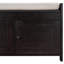 Banc de rangement avec 3 portes en forme de volet, banc à chaussures avec coussin amovible et espace de rangement caché-398917991