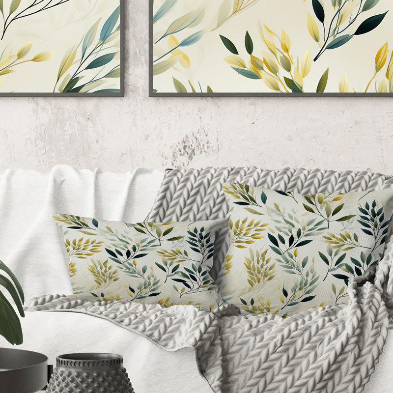 Coussin Zen Leaves III - Plants