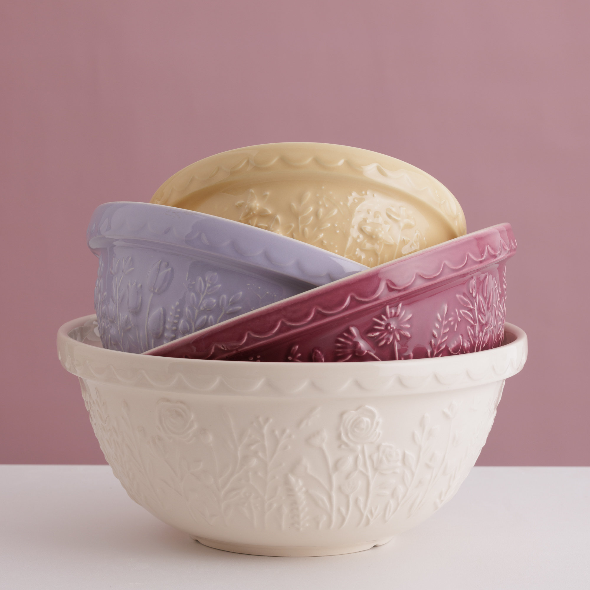 Mason Cash In The Meadow Mixing Bowls - Set Of 4 & Reviews | Wayfair