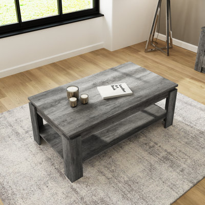 Allred Four Leg Coffee Table with Storage