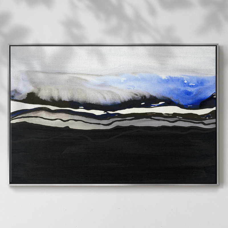 It's It's Time VII, reproduction d'art sur toile, H 17 po x l 25 po x P 2 po, Argent