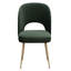 Chaise en velours Rizo Cognac-4605390