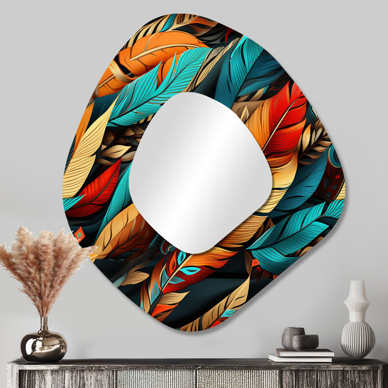 Motif tribal de tapisserie tribale Boho, 35 po x 31 po
