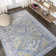 Peregrine Ornate Geometric Medallion Blue Rug