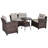 Slaveyka 4 - Person Patio Conversation Sets with Cushions