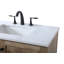 Meuble-lavabo double 84 po avec plateau en marbre d'ingénierie Soma-860898779