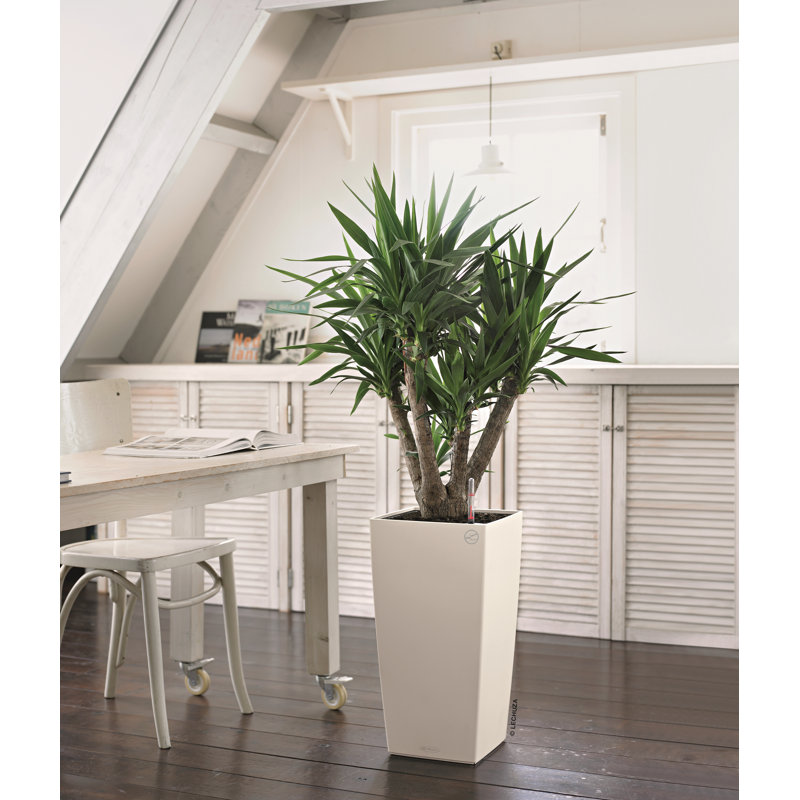 Cubico Planter, White, 75cm H x 40cm W x 40cm D