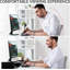 Support de bureau double