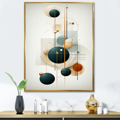 Sweet Serenity Circular Minimal Retro Geometry I - Modern Geometric Wall Decor