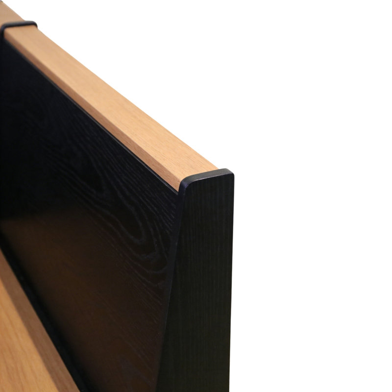 Ensemble de salle à manger de coin-repas en forme de L 3 pièces avec rangement caché, ensemble de table de coin et de banc en bois moderne pour petits espaces et cuisine, naturel et noir