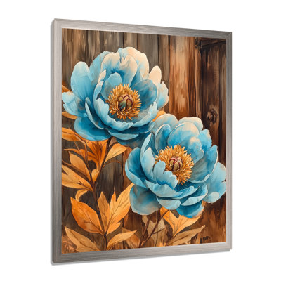 Bangor - art mural sur toile florale