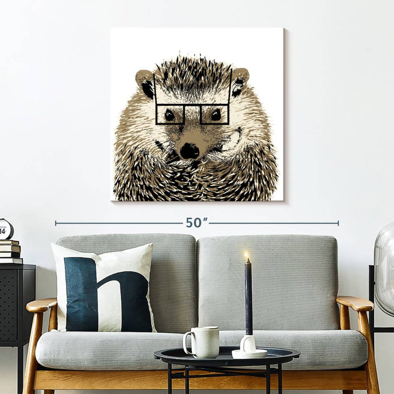 Ketti Good Looking Hedgehog, 30" H x 30" W