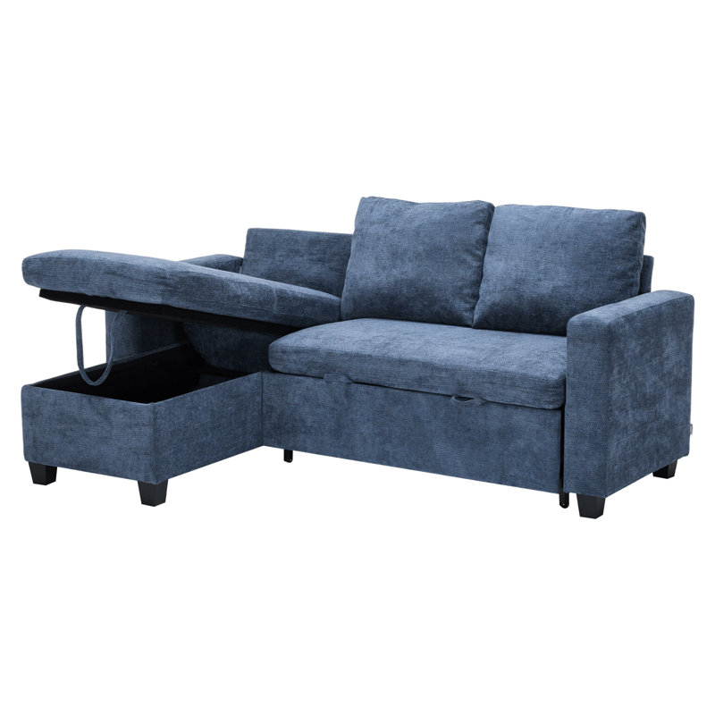 3 Seater Sleeper, Blue