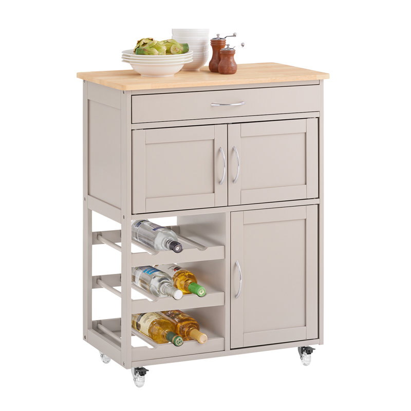 Rainer Kitchen Cart, Grey
