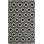 Area Cowhide Geometric Area Rug in Black/Cream