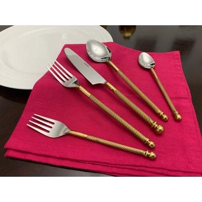Classy R Us Vibhsa Stainless Steel Flatware Set - Service for 4