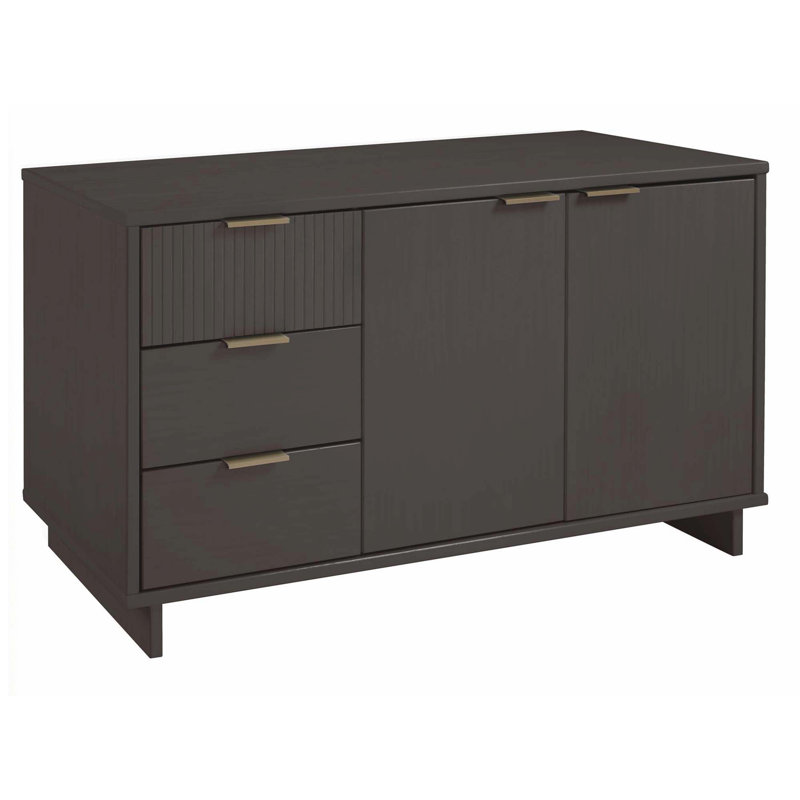 55" Sideboard in Charcoal Gray, Charcoal Gray