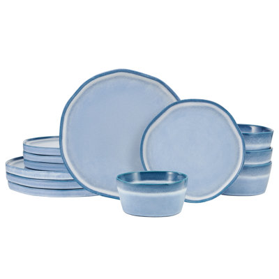 Mikasa Hayden 12 Piece Dinnerware Set, Service for 4