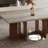 Wabi-sabi Stone Top Single Coffee Table-98343953-98343954
