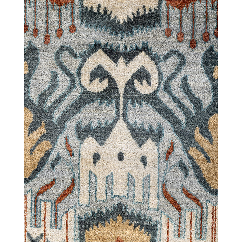 Overdyed One-of-a-Kind 9' 1" X 12' 3" Hand Knotted Area Rug
