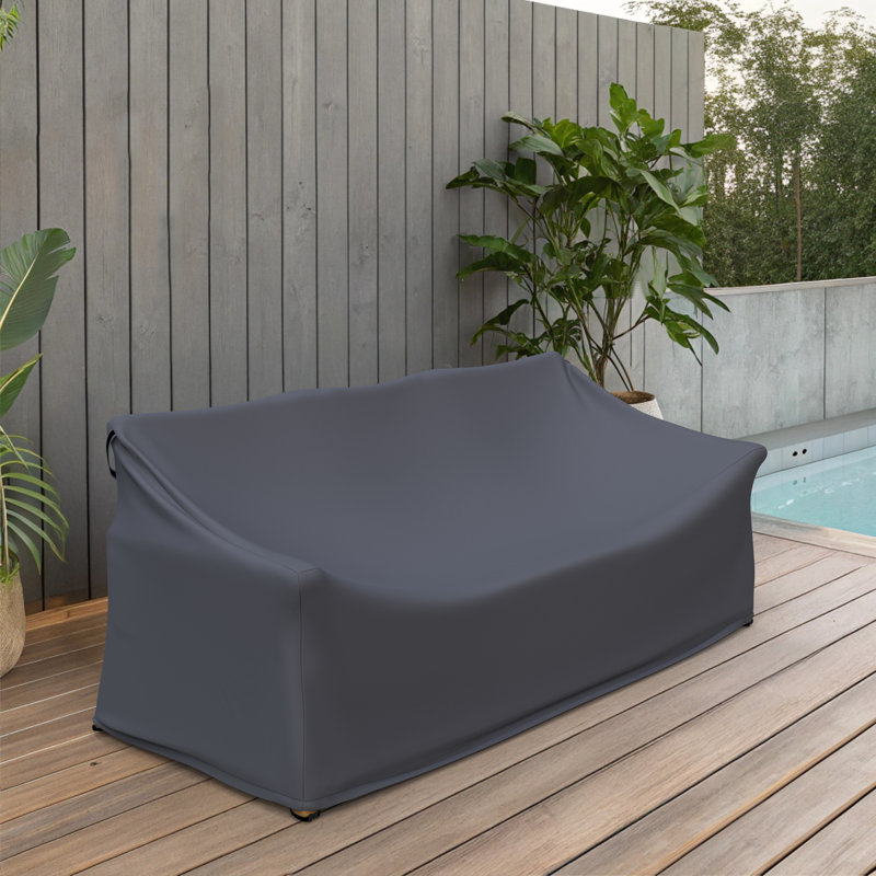 Bedingfield 75.5'' Wide Straight Wicker Patio Sofa Cover
