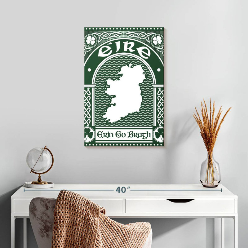 Lelend Celtic Erin Go Bragh, H 24 po x l 16 po