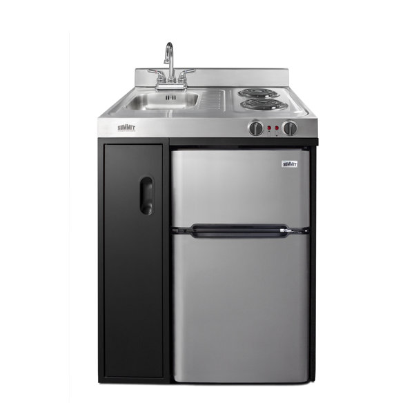 Summit Appliance All-In-One Combo Kitchens 3.2 Cubic Feet cu. ft. Mini ...