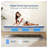 12 Inch Queen Size Hybrid Mattress with Memory Foam & Pocket Springs - Medium Firm Support for Back Pain Relief, CertiPUR-US Certified & Fiberglass-Free