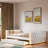 Upholstered Daybed With Trundle And Led