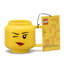 LEGO: Grande tasse en céramique - Fille clignotante - 17,9 oz (535 ml), tête de figurine jaune classique-109379197