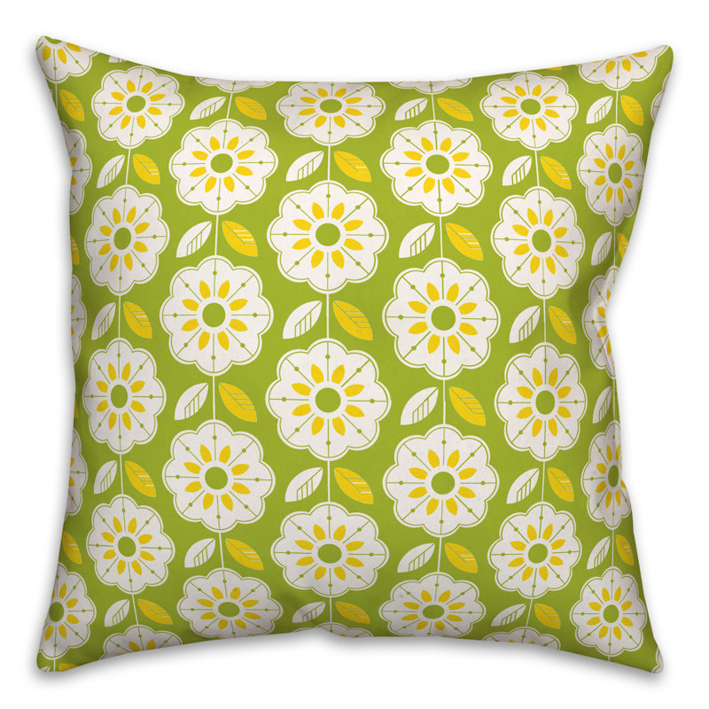 Floral Throw Pillow