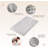 Certified Organic Full Flat Sheet Only - 100% Organic Cotton Sheets With Luxurious Soft And Breathable 500 Thread Count Sateen Weave Finish - Gots & Fairtrade Certified (Grey, Full)-117985771-117985773