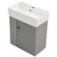 Meuble-lavabo flottant 21,6 po Modern-2034620592