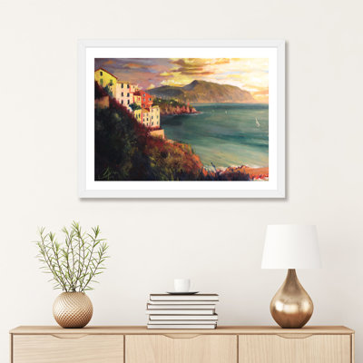 «The West Coast of Italy» par Christopher Clark, reproduction d'art