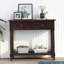 Console Daisy Series avec deux tiroirs et une tablette inférieure (espresso)-337407771
