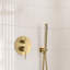 Robinet de douche circulaire avec valve brute-116826299