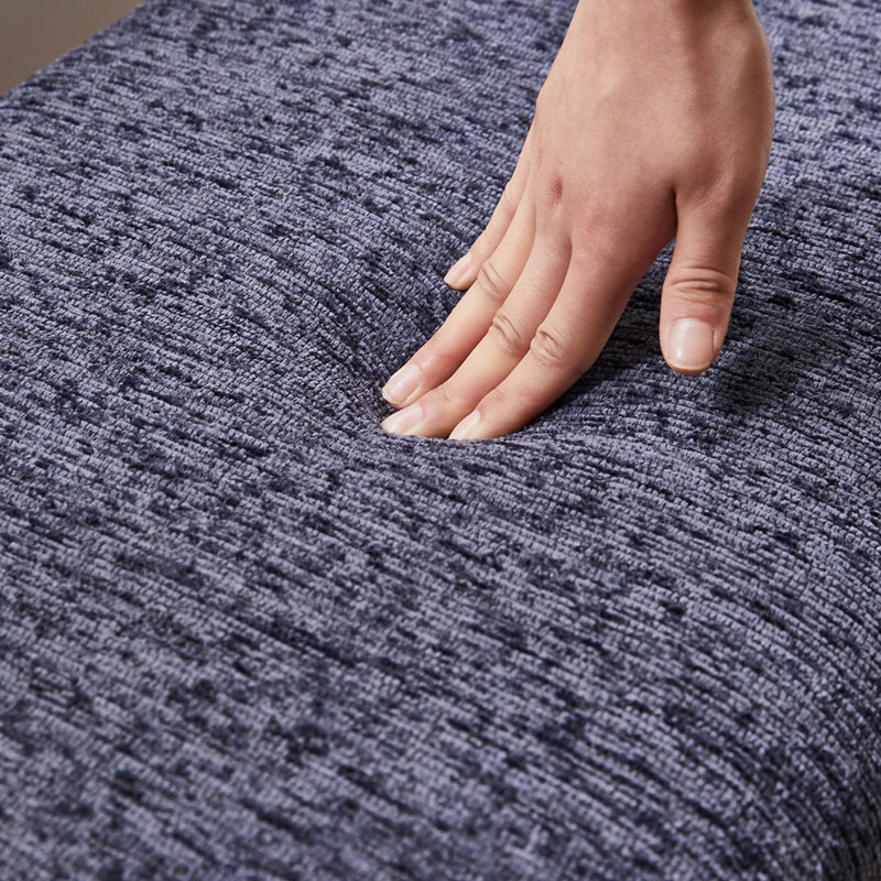 Banc rembourré pour la chambre à coucher, Blue, Bleu