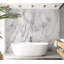 Murale pelez et collez - Marbre blanc paix-100787454