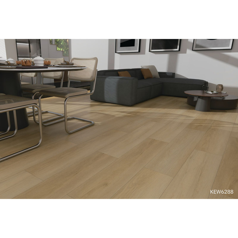  Plancher de luxe en vinyle imperméable avec couche d'usure 20 mil - 6,5 mm avec sous-couche attachée