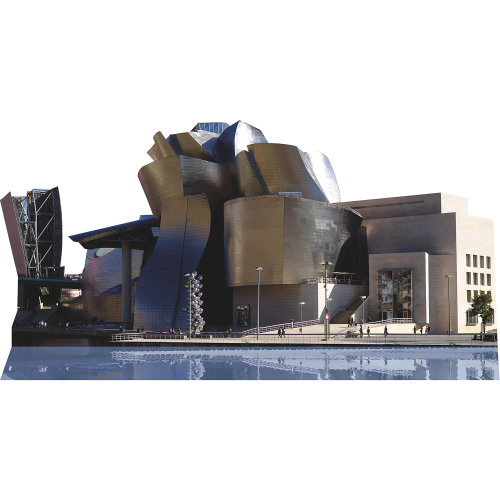 90'' Guggenheim Museum Cardboard Standup Display