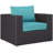 Convene Wicker Rattan 4-Piece Outdoor Patio Furniture Set-524479291