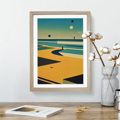 Beach Abstract No.7 - Single Picture Frame Print